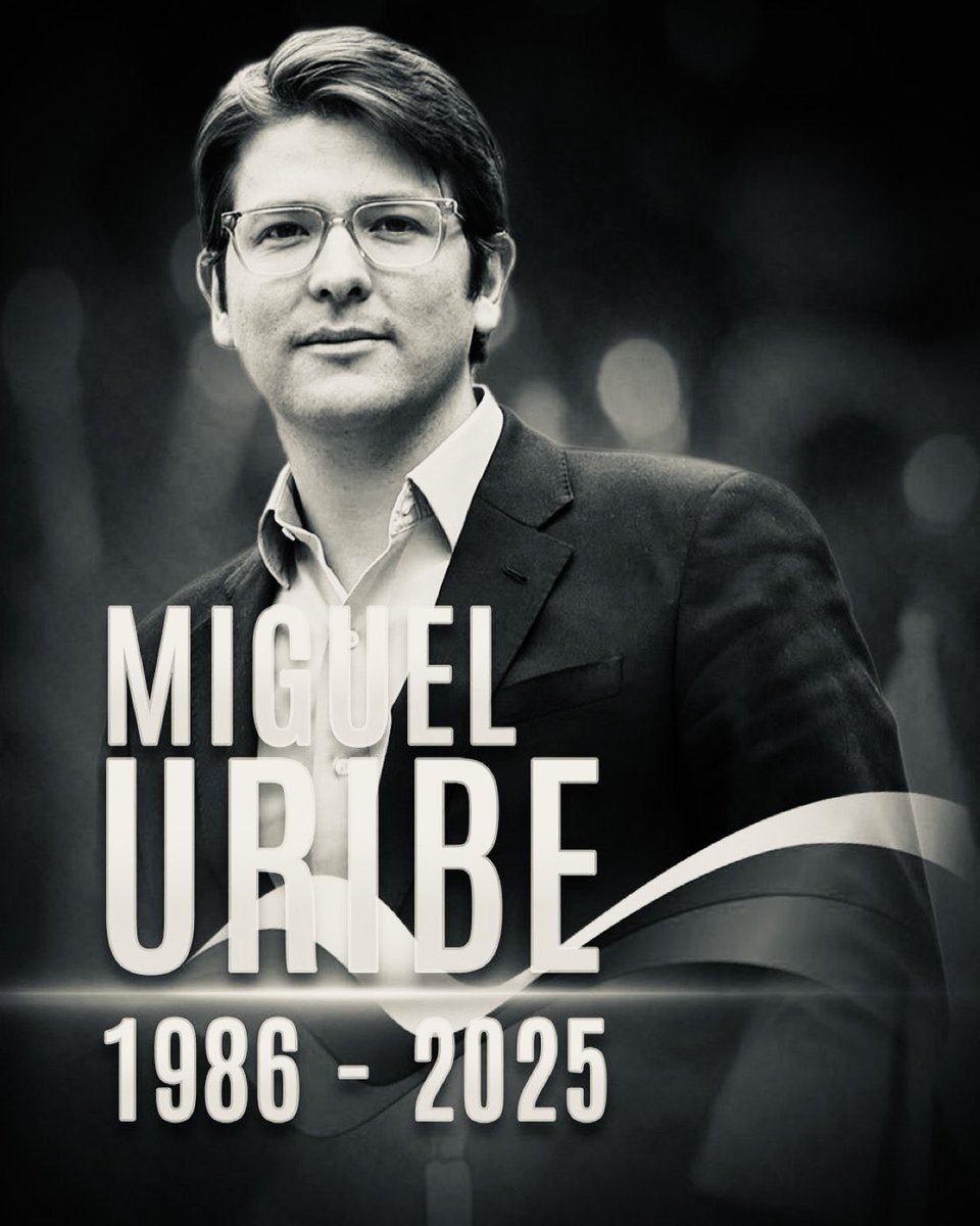 tarcisiogdf's tweet photo. Recebi com tristeza a notícia do falecimento de Miguel Uribe, pré-candidato à presidência da Colômbia, covardemente baleado há dois meses. Uma triste página da história em mais um atentado contra a democracia. Que Deus conforte sua esposa, seu filho e todos aqueles que viam em Uribe a esperança de uma nova Colômbia.