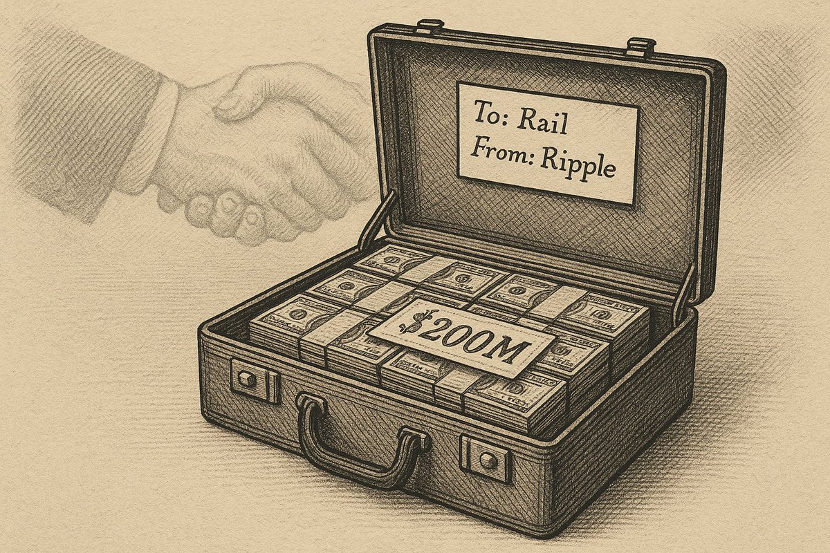 The Web3Journal (@thew3journal) on Twitter photo A few days ago, we learned about <a href="/Ripple/">Ripple</a>’s agreement to acquire the stablecoin payments platform #Rail for $200M. The company handles over 10% of global business to business payments with stablecoins, aiming to strengthen $RLUSD and expand 24/7 payment services. The deal should A few days ago, we learned about <a href="/Ripple/">Ripple</a>’s agreement to acquire the stablecoin payments platform #Rail for $200M. The company handles over 10% of global business to business payments with stablecoins, aiming to strengthen $RLUSD and expand 24/7 payment services. The deal should