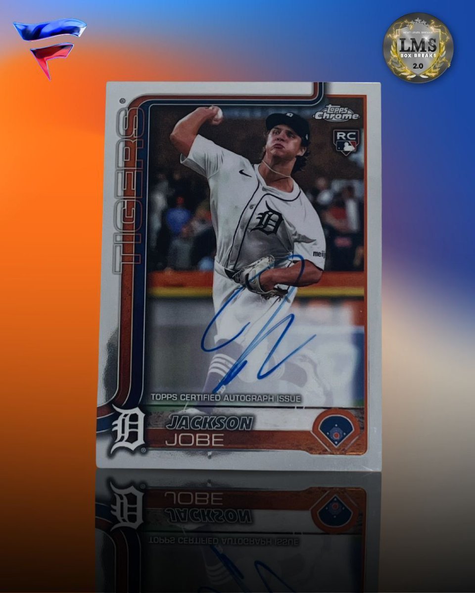 From Lou Piniella’s classic swing to Jackson Jobe’s future fire on the mound — every card tells a story. 🏆 

Whether you’re chasing vintage legends or today’s rising stars, the thrill is in the pull. 🎯 

#ToppsChrome #CardCollectors #LMSBoxBreaks