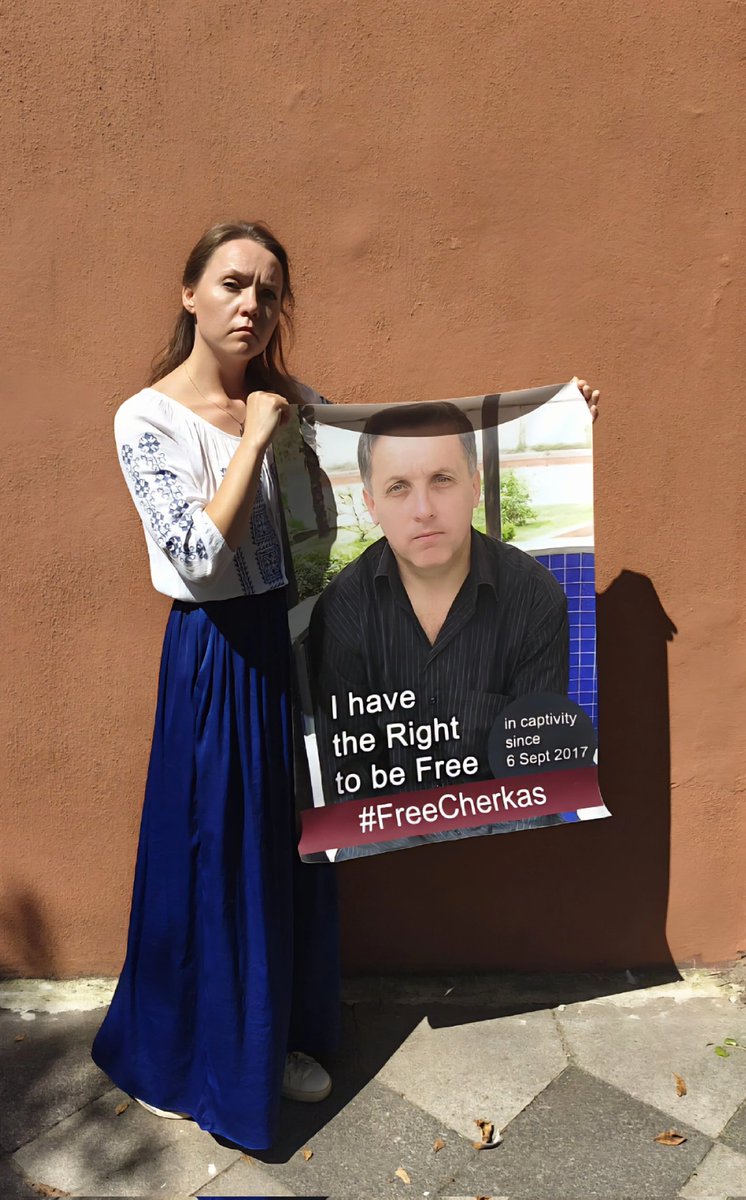 As of today, my father has been in Russian captivity for 7 years, 11 months, 6 days😢

Probably to find him, we will have to end this war as a whole.

I am fighting for you, dad, I am fighting for the whole of Ukraine and
dream of the day when I will see you again...
#freeCherkas