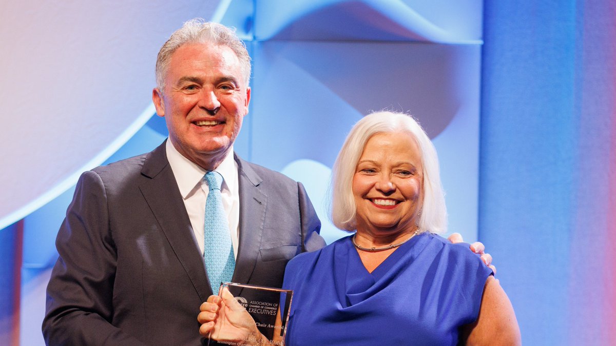 Natalie English, CCE, IOM, president and CEO of the Wilmington Chamber of Commerce (N.C.), is the recipient of the 2025 Board Chair's Award. 
bit.ly/4ovPIHy
