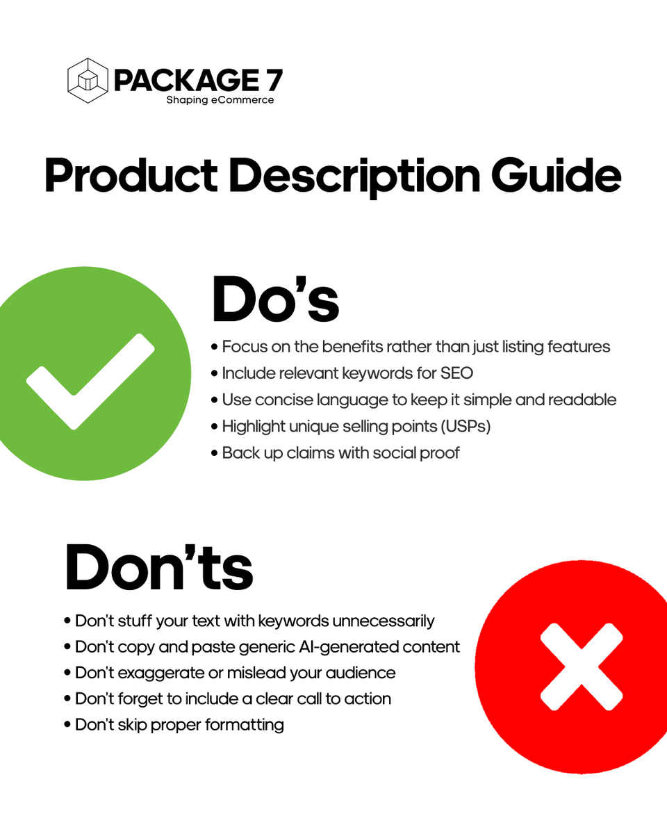 teampackage7's tweet photo. How to Write a Product Description: What Should You Focus on and What Should You Definitely Avoid?

This post summarises the key do’s and don’ts of writing an effective product description. https://t.co/WnACQ2GkcC