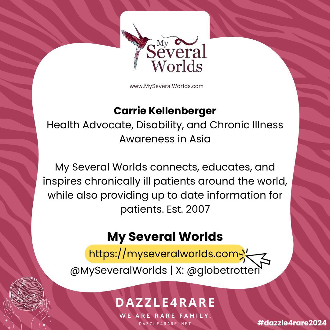 ncbrsfoundation's tweet photo. @dazzle4rare
@globetrotteri
🧡💚💙 #NCBRS #NCBRSRare #Dazzle4Rare #Dazzle4Rare2025 #RareDiseaseAwareness #PatientAdvocates #PatientGroups #WorkTogether #StrongerTogether https://t.co/cUwEXOgv71