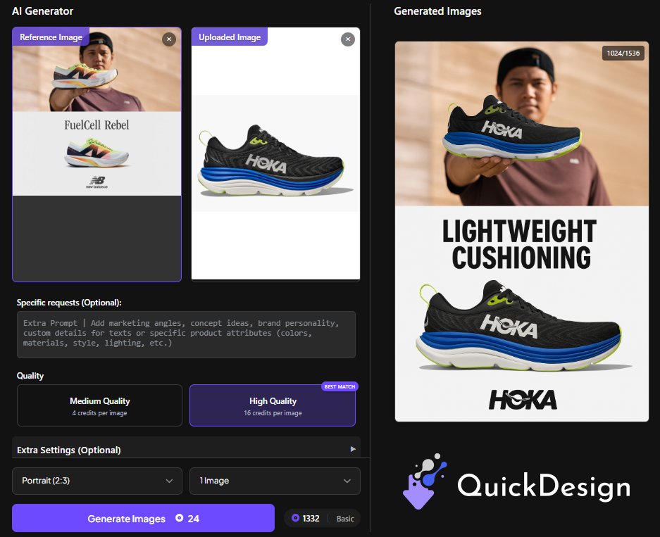 MEnesKirca's tweet photo. $8K/month with AI-powered static creatives for sports brands

✅DM 6–8 running shoe or sportswear brands daily

✅Send 2–3 custom AI-made ad creatives for free

✅Let AI handle the design and variations

✅Close deals at $75–$100 per creative (recurring)

RT + comment “sneaker” and I’ll send you the exact outreach + tools
(follow required for DM)