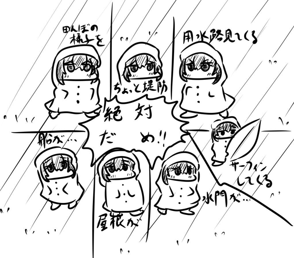 だから水位が上がった時の川とか見に行くのやめろ 