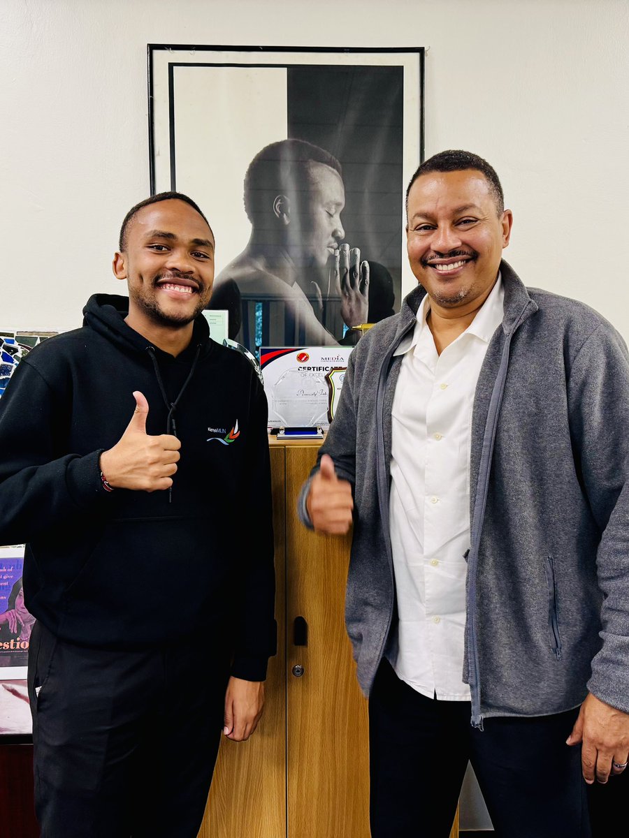 Wishing <a href="/SimonKimuhu/">Simon kimuhu</a> the very best as he comes to the end of his <a href="/AmnestyKenya/">Amnesty Kenya</a> attachment and returns to finalise his law degree. #BackTheBraveKE