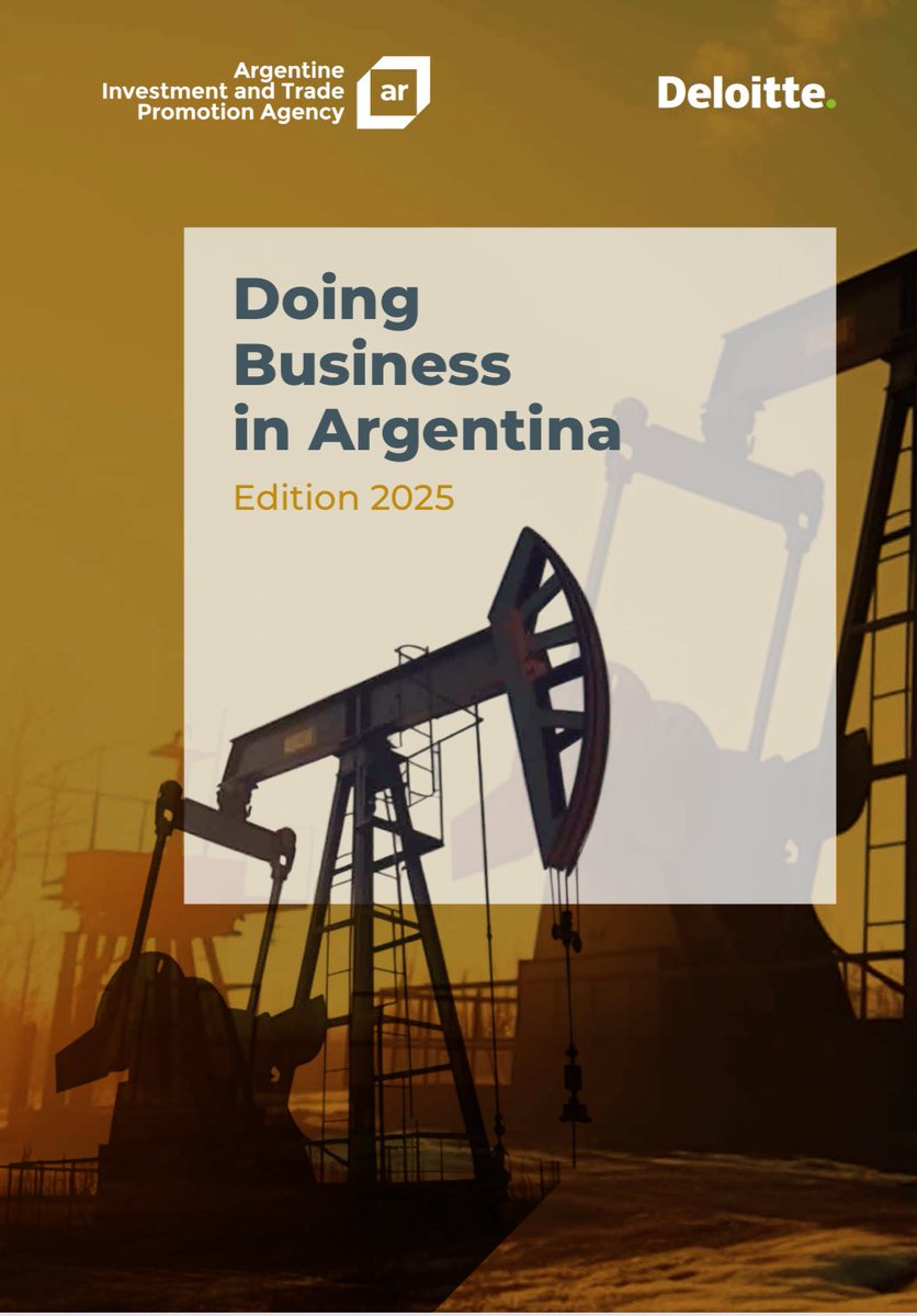 ARGenNewYork's tweet photo. 📘 NEW INVESTOR GUIDE — THREAD 🧵
 Doing Business in Argentina – 2025 Edition is now live.
 A go-to resource for global investors exploring opportunities in one of Latin America's most promising markets.

📎 Download here: https://t.co/g3h6RJI2wR
 Here’s what’s inside ⬇️ https://t.co/C5oiRkEcFA