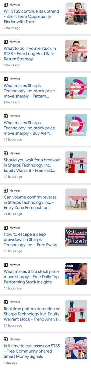 alexdschiller's tweet photo. Hey @Newser, what is this? First two pages of news results on google are all your AI generated headlines, and every single one leads back to a WhatsApp chat.

Not one of these links is an article.

You guys trying to ruin the internet? https://t.co/o4uZaDqeMs