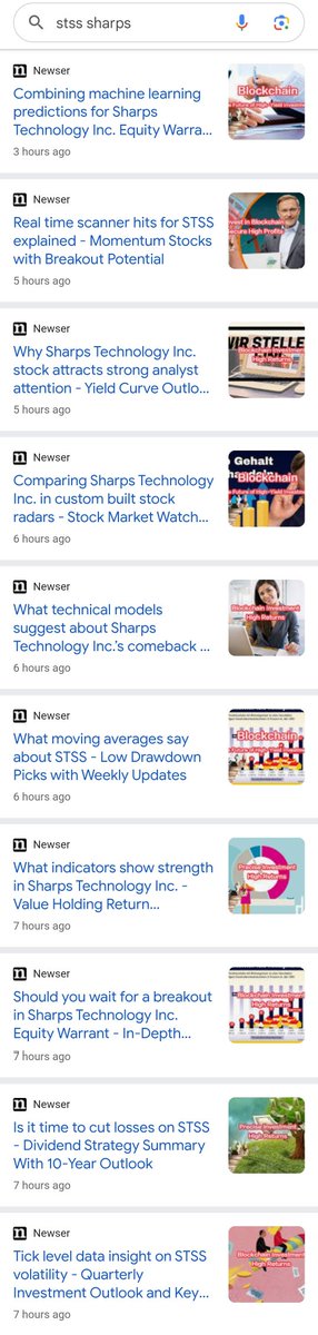 alexdschiller's tweet photo. Hey @Newser, what is this? First two pages of news results on google are all your AI generated headlines, and every single one leads back to a WhatsApp chat.

Not one of these links is an article.

You guys trying to ruin the internet? https://t.co/o4uZaDqeMs