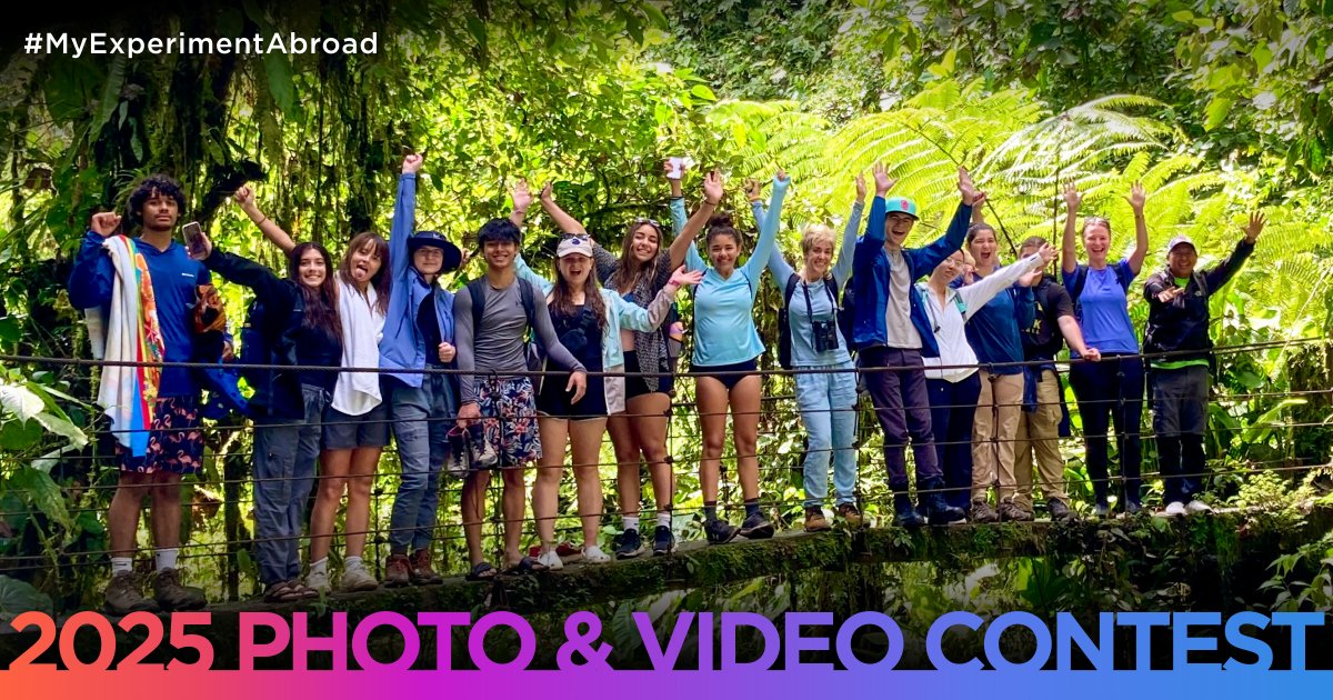 📣📸  Calling all 2025 Experimenters! The #MyExperimentAbroad Photo &amp; Video Contest is officially here! 

➡️ Submit your photos and videos by 8/31 at: ow.ly/YZ0i50WC5To

#PhotoContest #VideoContest #ExperimentAbroad #TravelPhoto #Photography