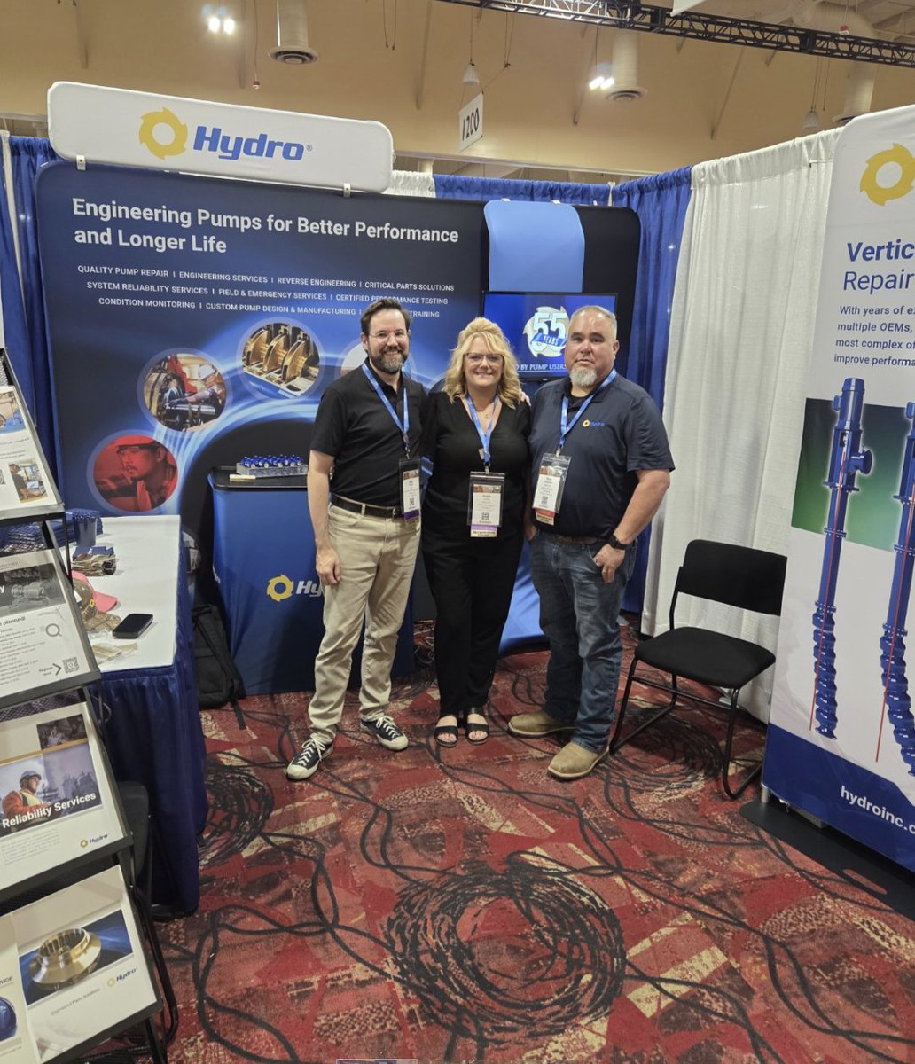 What’s shaking in your equipment?
At #TriStateSeminar, our Hydro crew met attendees at the booth while Glen Powell shared vibration fundamentals—boosting reliability + cutting downtime.
👉 Follow us for more SME insights via Hydro University.
#HydroUniversity #SME #HydroInc