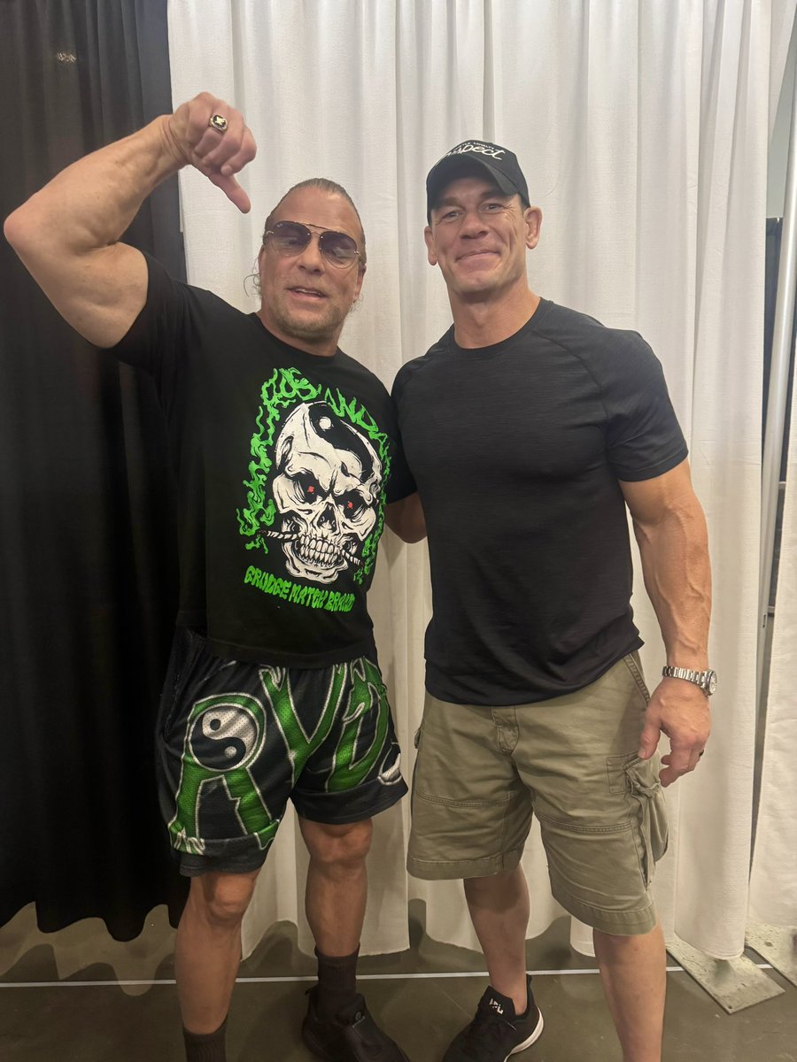 This weekend the fans flocked to see @johncena at <a href="/FANEXPOBoston/">FAN EXPO Boston</a> ‼️
It’s hard to believe that ECW match was almost 20 years ago.