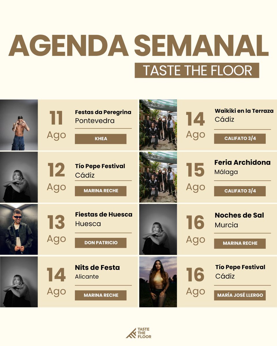 📆AGENDA TASTE📆