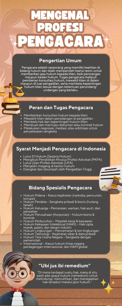 mtfrdq's tweet photo. Hallo Arunamuda Laksanayudha!

Saya Miftakhul Mufarida dari Universitas Negeri Semarang, Prodi Ilmu Hukum ingin menyampaikan informasi terkait profesi pengacara. https://t.co/ipEmxqGRxT