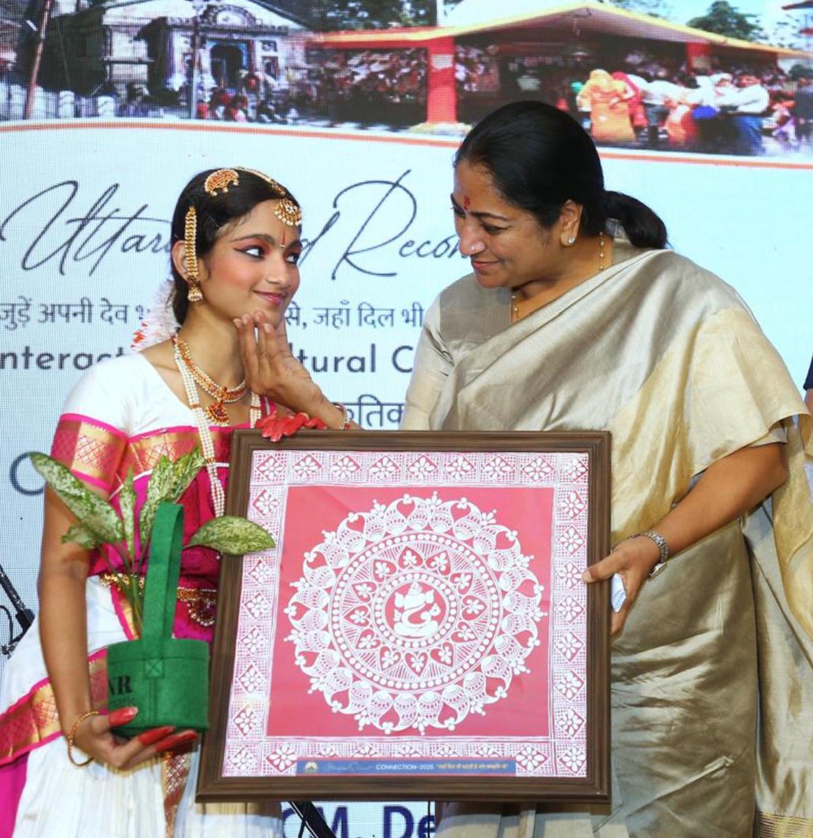 Younger daughter Yana is felicitated by Delhi CM <a href="/gupta_rekha/">Rekha Gupta</a> after her scintillating Bharatanatyam performance @ event orgd by Uttarakhand Reconnect at Silver Oak, <a href="/IHCDelhi/">India Habitat Centre</a> last night. God bless 🙏
#bharatanatyam 
<a href="/AmityPresident/">Atul Chauhan</a> <a href="/kumarnandaj/">J Nandakumar</a> <a href="/SunilAmbekarM/">Sunil Ambekar</a> <a href="/atulkotharissun/">डॉ. अतुल कोठारी</a>