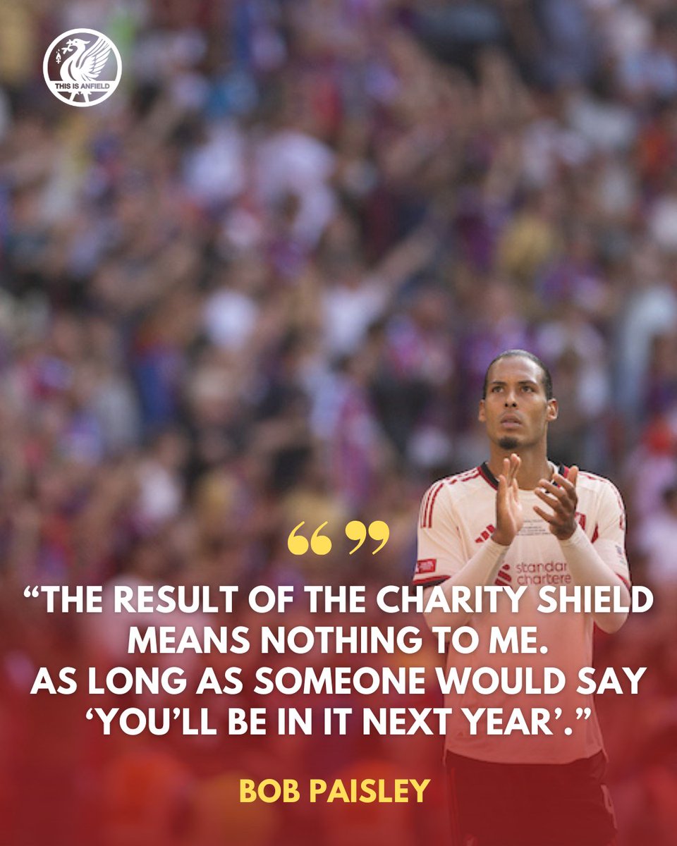 🗣️ Wise words from the great Bob Paisley!