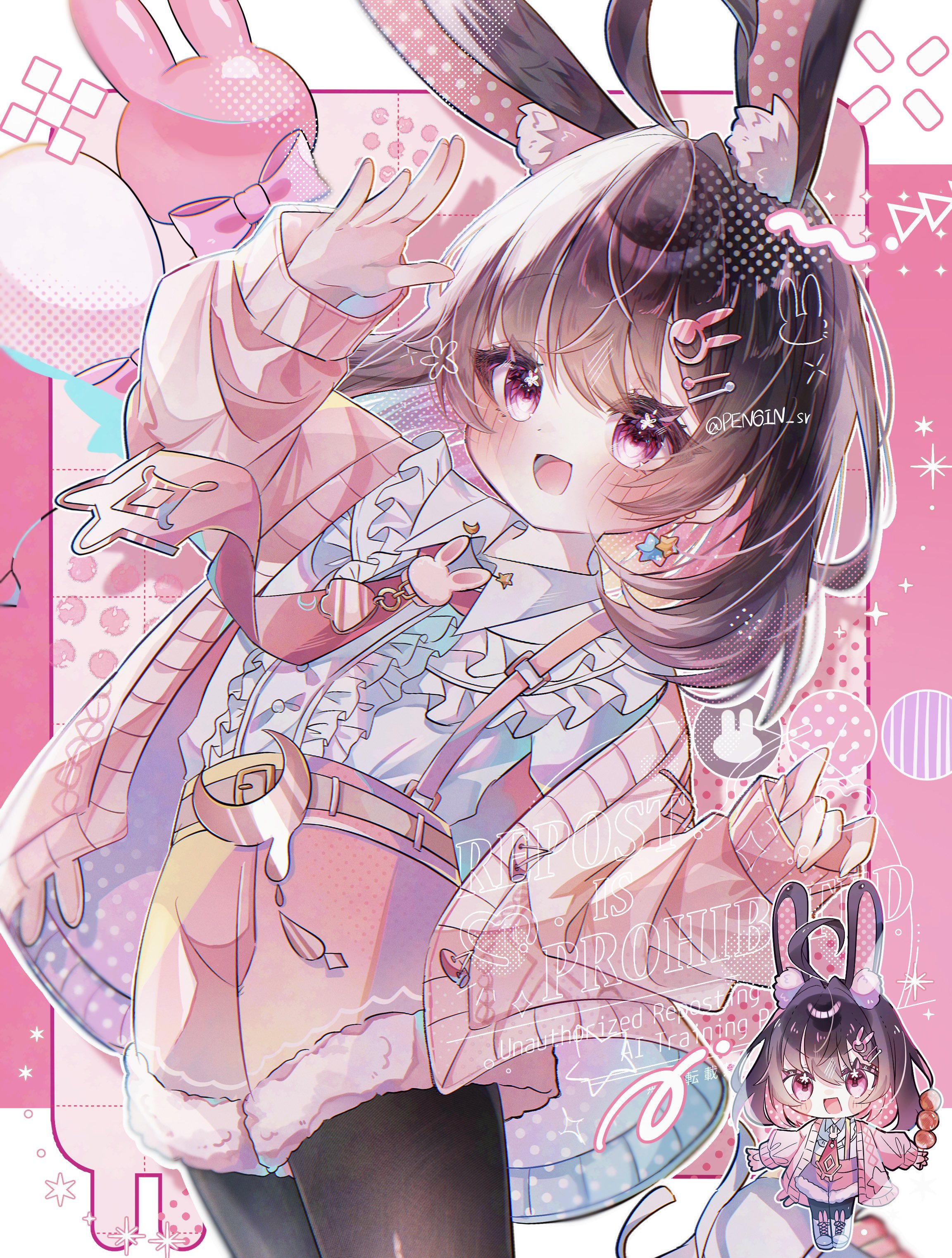 そら　手描きイラスト そらとぶぺんぎん on X: 