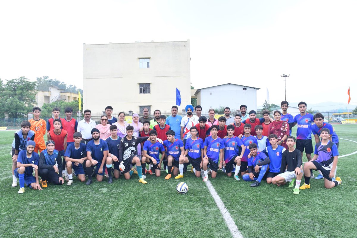 Directorate Of Youth Services & Sports J&K (@dgyssjk) on Twitter photo YSS Hosts Thrilling Under-17 Football Championship in Jammu. Inter-District Tournament Kicks Off at Khel Gaon Nagrota with Fierce Competition.
<a href="/manojsinha_/">Manoj Sinha</a> <a href="/OmarAbdullah/">Omar Abdullah</a> <a href="/satishsharmajnk/">Satish Sharma</a> <a href="/anuradhagupta_/">Anuradha Gupta</a> YSS Hosts Thrilling Under-17 Football Championship in Jammu. Inter-District Tournament Kicks Off at Khel Gaon Nagrota with Fierce Competition.
<a href="/manojsinha_/">Manoj Sinha</a> <a href="/OmarAbdullah/">Omar Abdullah</a> <a href="/satishsharmajnk/">Satish Sharma</a> <a href="/anuradhagupta_/">Anuradha Gupta</a>