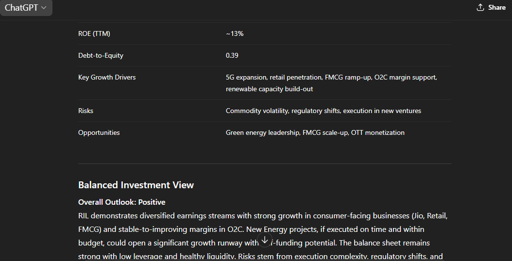 BossInvestor24's tweet image. Analyse any stock like a pro in seconds, here’s the AI prompt for you :
✅ Sector-specific deep dive
✅ Key financial ratios &amp;amp; trends
✅ Risks, opportunities &amp;amp; outlook

🎯 Will share for free after 100 #Retweets and #Likes
📩 Full prompt will be sent once we hit the target

📸…
