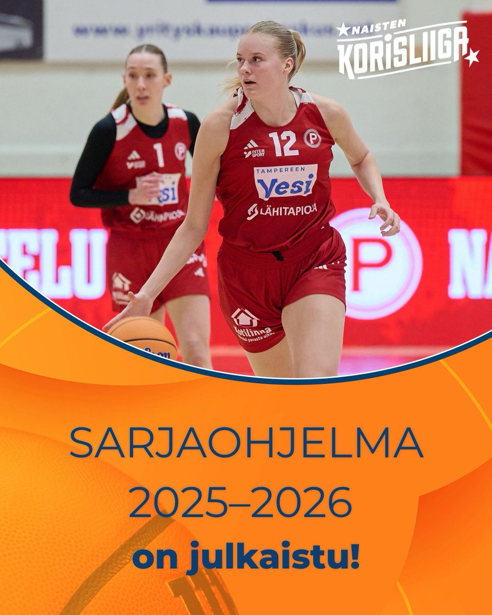 Naisten Korisliigan kauden 2025–26 sarjaohjelma on julkaistu!

🌐 Lue koko uutinen ja merkkaa kalenteriin suosikkijoukkueesi pelipäivät: basket.fi/basket/uutiset…