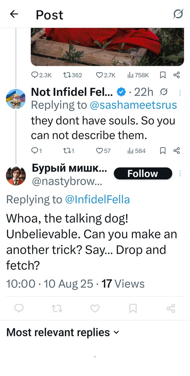 Oh you dirty little ORC. Give your balls a tug, eh.