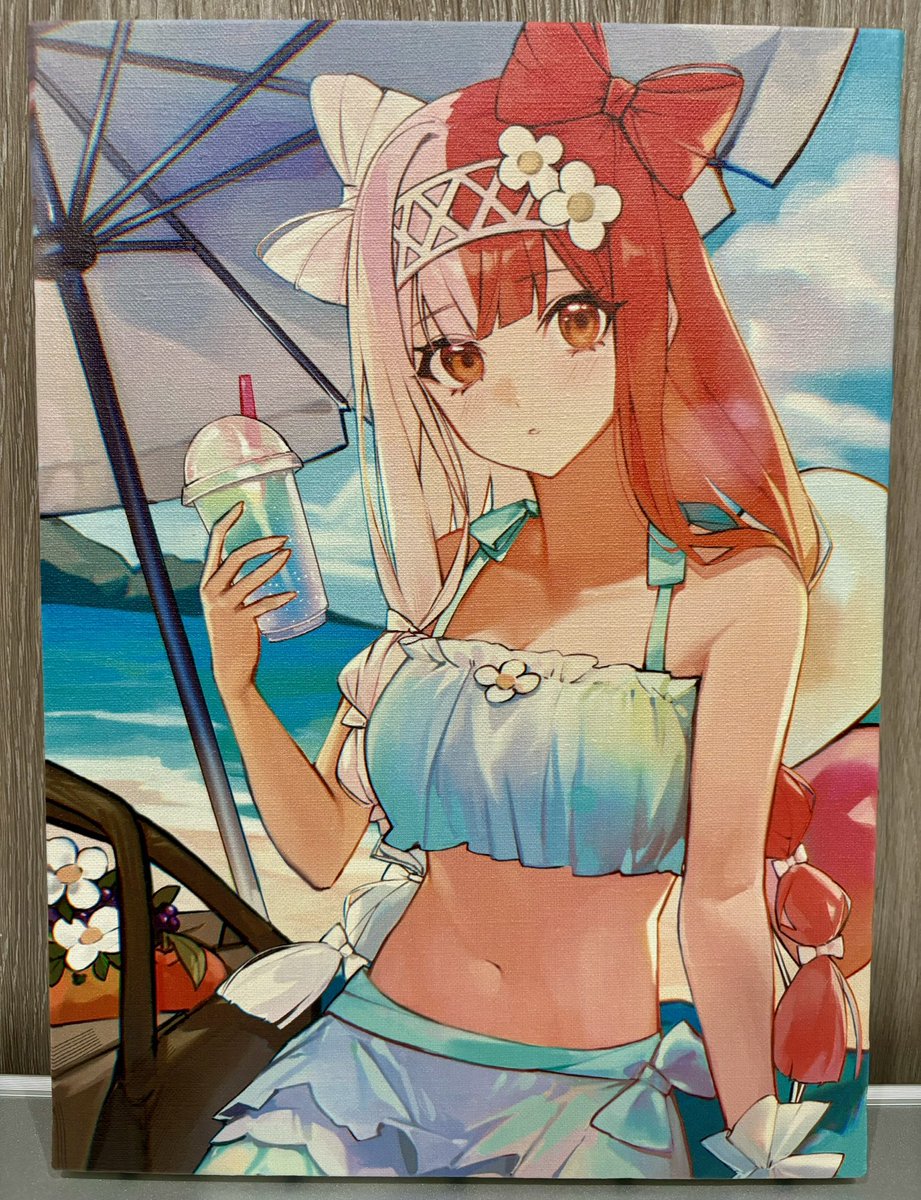 【C106グッズ紹介】

『水着阿国さん キャンバスアート』です！

めちゃくちゃ可愛いです！！！！！！

購入予定の方は大きめの紙袋かエコバッグの用意お願いします🙇

Illust by甲甲魚(<a href="/jiajiayuA/">甲甲魚A</a> )

#C106
#fgo 
#出雲阿国