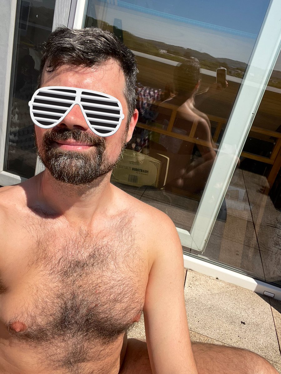 Anybody else want to get rid of their tan lines on the terrace?