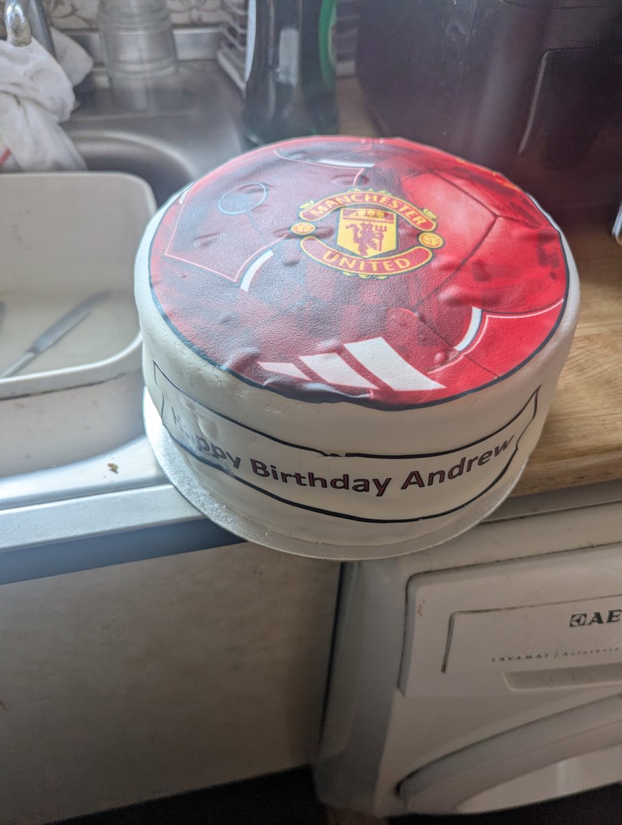 Birthday cake baked for my birthday