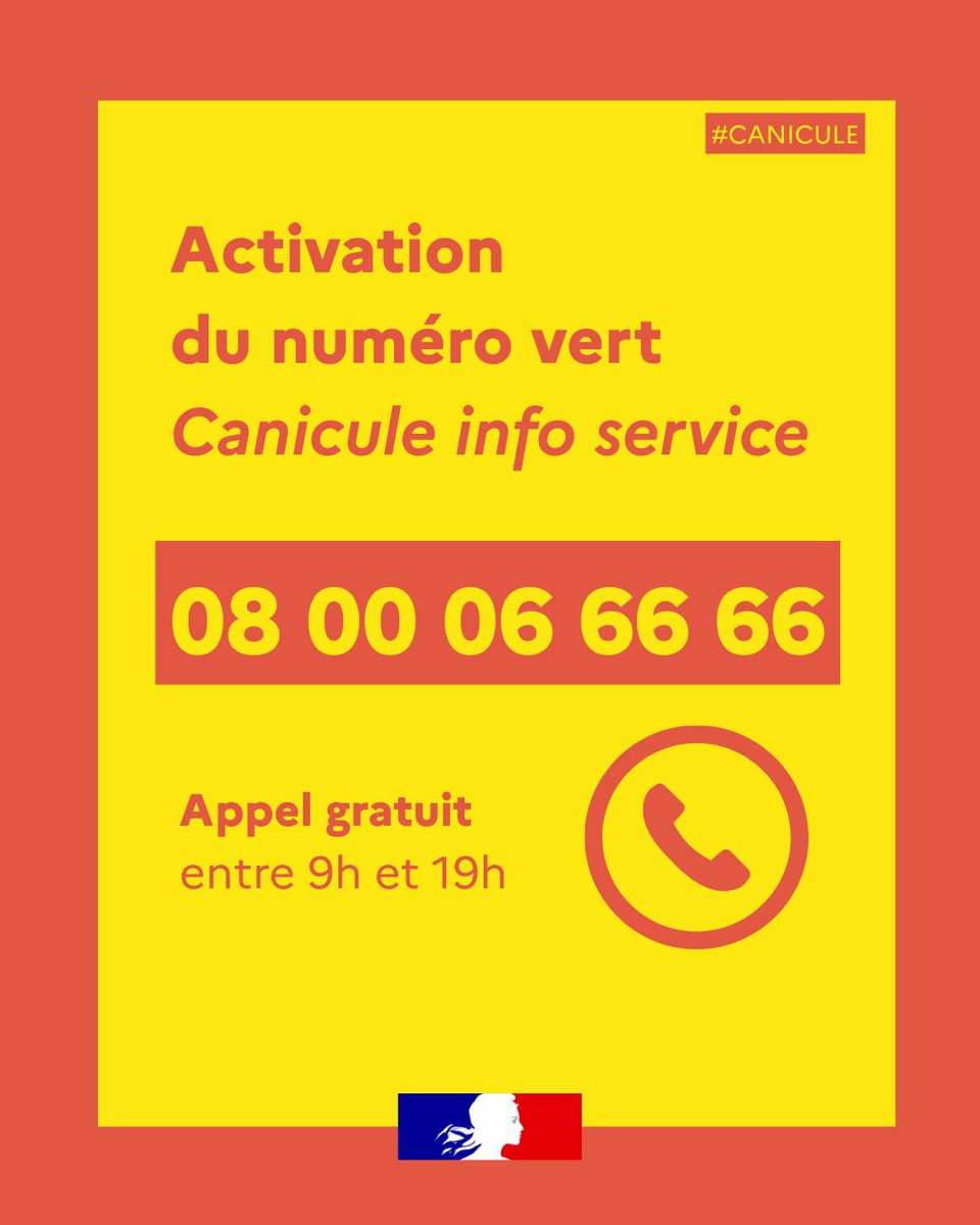 Image de Préfète de l'Ardèche - #Canicule | 🟠 L’Ardèche reste en vigilance orange canicule

📞 Face à l'ampleur et la durée de cett