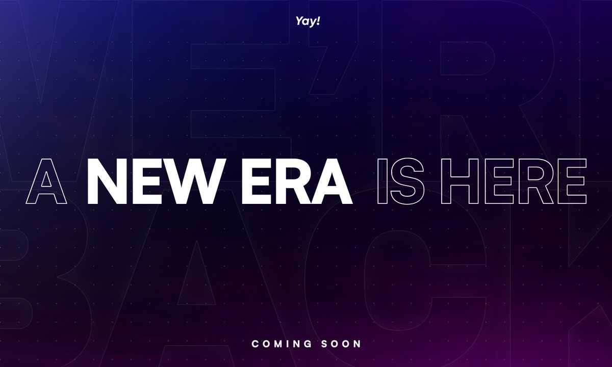 A new era for consumer crypto is coming and it starts with Yay!