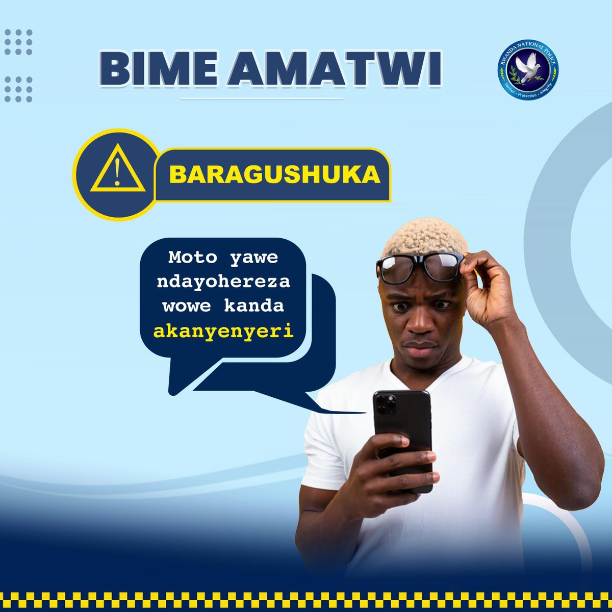 Rwandapolice's tweet photo. Ibi nawe urabizi? irinde inzira z’ubusamo zigukururira mu bushukanyi. #BimeAmatwi https://t.co/ldimYTDhW4