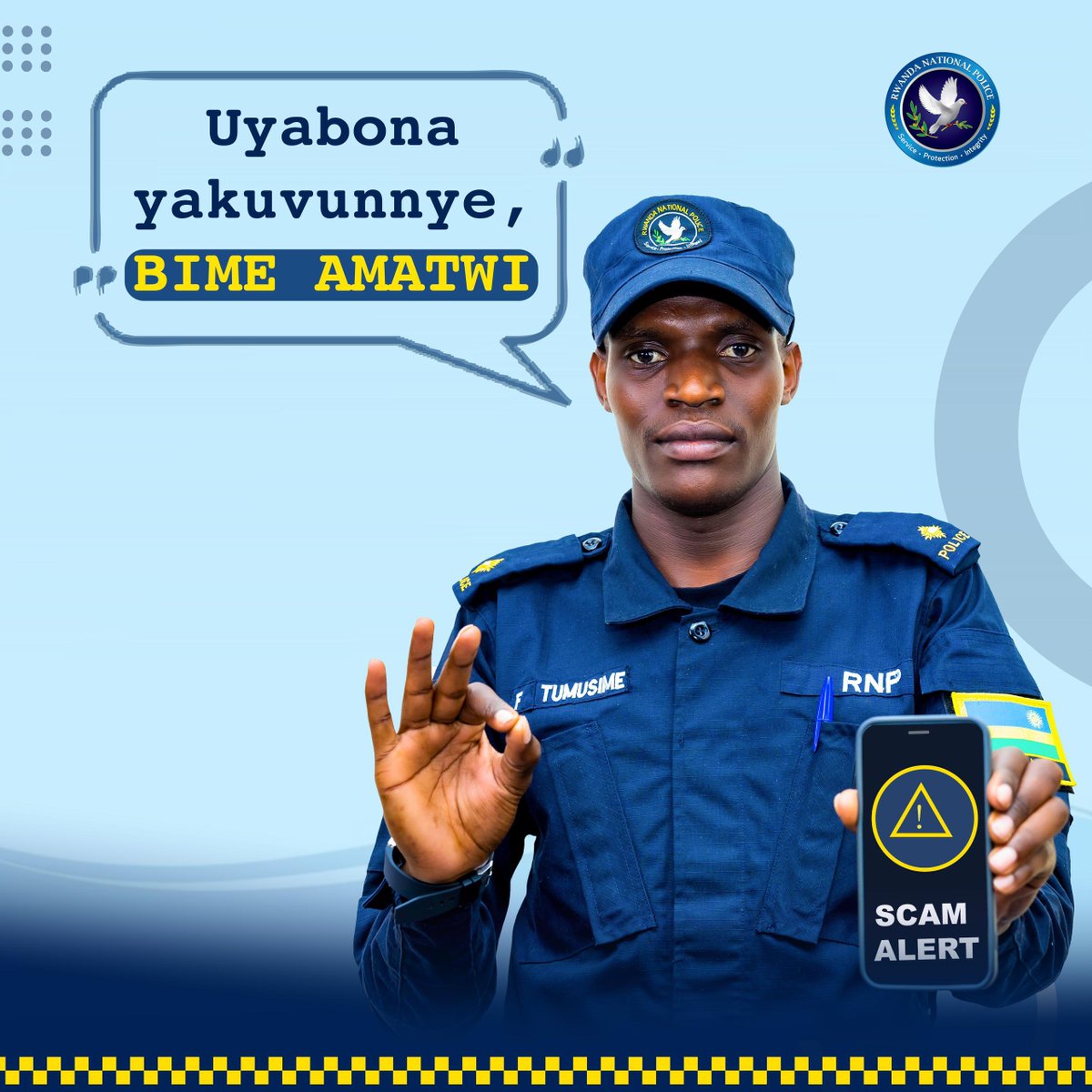 Rwandapolice's tweet photo. Ibi nawe urabizi? irinde inzira z’ubusamo zigukururira mu bushukanyi. #BimeAmatwi https://t.co/ldimYTDhW4