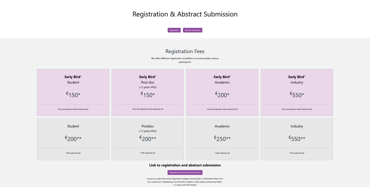 🐦 Early bird rates for #SPAOM2025 end on September 8th!

📅 Don’t miss the premier microscopy event of the year. Register now!
🔗 spaom2025.org

#SPAOM2025
#PPBI
#Microscopy 
#conference 
#earlybird 
#RegisterNow
