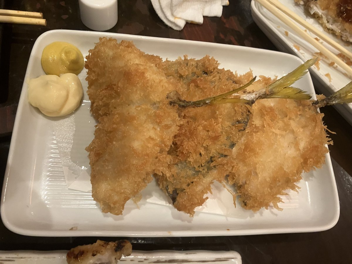 shiboreAA's tweet photo. 釣り行って料理してお酒と呑む鯵フライはやっぱ最高〜(今回は小ぶりしか釣れんかった) https://t.co/JGW3pm4CkI