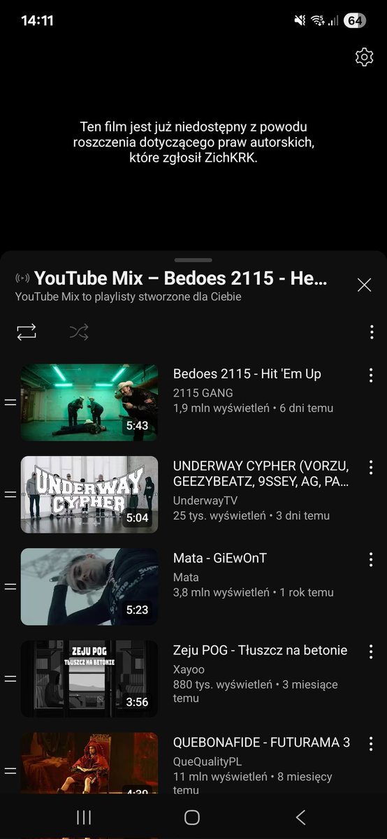 Napierdzialem's tweet photo. Diss Bedoesa zleciał z youtuba XDDDDDD
#bedoes #eripe https://t.co/tfnISTLclw