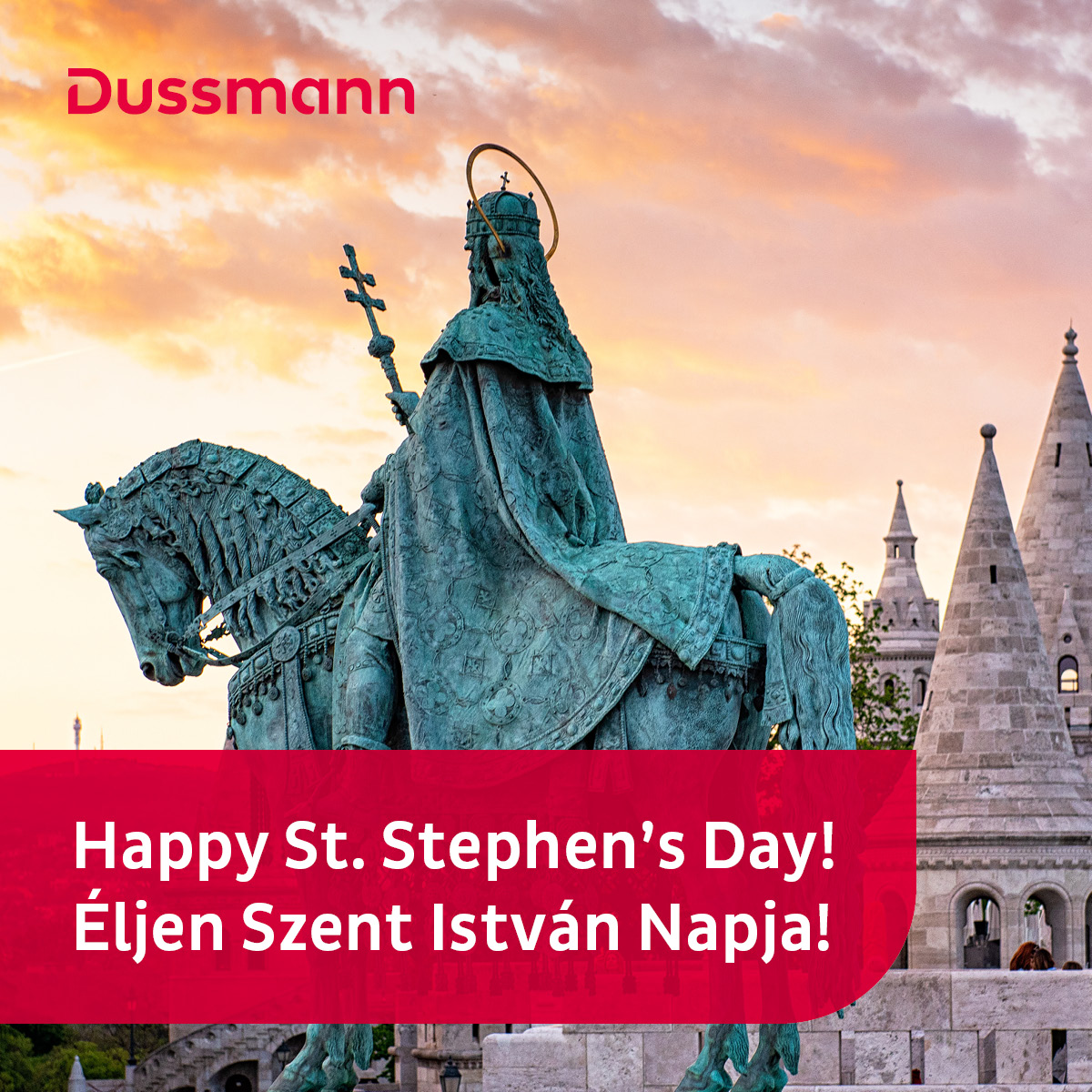 Happy St. Stephen’s Day to Dussmann #Hungary! Honoring the legacy of our Hungarian team. #StStephensDay #dussmann #wecareformore