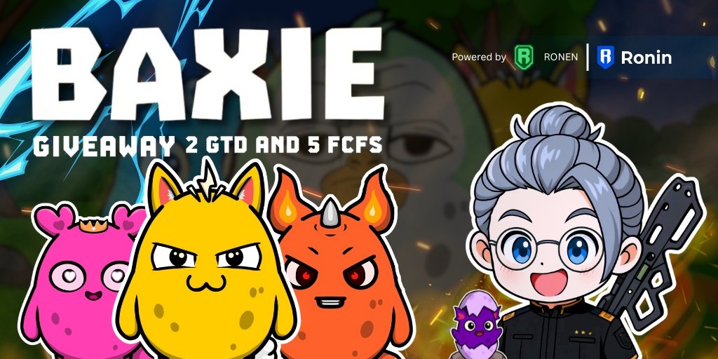 🎉 <a href="/Baxieronen/">BAXIE Ethernity</a> GIVEAWAY 💖⚔️

Thanks to <a href="/Baxieronen/">BAXIE Ethernity</a> &amp; <a href="/ronencoin/">Ronen Mining Network ✳️</a>, we’re giving away:
✨ 2x GTD WL spots
✨ 5x FCFS WL spots

How to Enter:
💙 Follow <a href="/neptune_w3b/">Neptune</a> + <a href="/Baxieronen/">BAXIE Ethernity</a> + <a href="/ronencoin/">Ronen Mining Network ✳️</a>  
🔁 Like &amp; RT this post
🫂 Tag 3 frens
💬 Comment your <a href="/Ronin_Network/">Ronin</a> Addy (no RNS)
🖥️