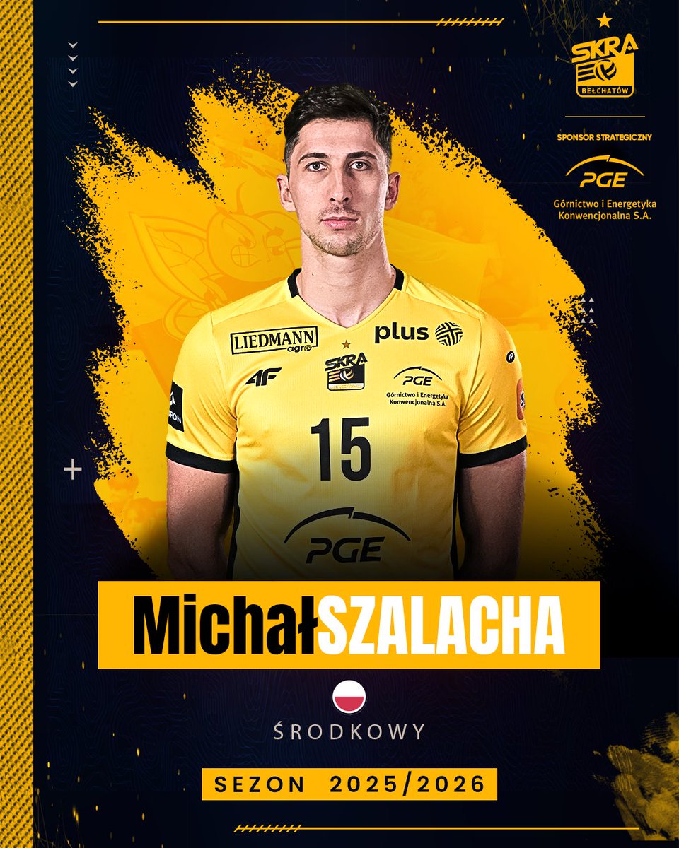 ✍️ KONTRAKT PRZEDŁUŻONY!
Michał Szalacha zostaje w PGE GiEK Skrze Bełchatów! 💪
Solidny środek siatki zostaje z nami na kolejny sezon! 🔥
Więcej:
skra.pl/w/kolejny-%C5%…