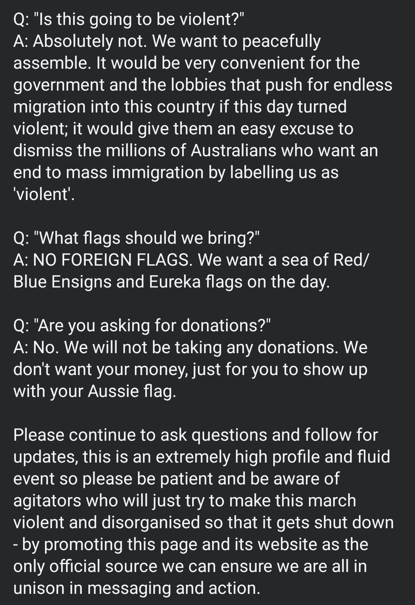 BecFreedom's tweet photo. For anyone wondering, this is the official #MarchForAustralia X account! There seems to be some censorship issues going on though, so I'll add the screenshots of what is included in the thread.
#ShareandSave #australia #AustraliaFirst https://t.co/aadcWxMWAR