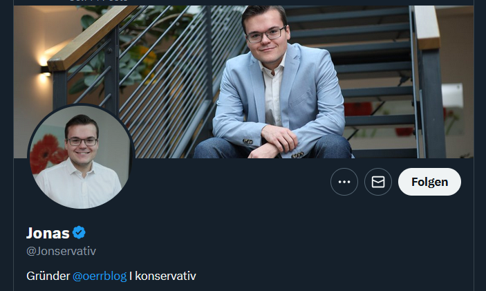 Der "Gründer" und Orga-Chef des sog. ÖRR Blog ist ein CSU-Lokalpolitiker aus Weilersbach in Oberfranken.

Er kennzeichnet das weder hier noch in seinem persönlichen Account.