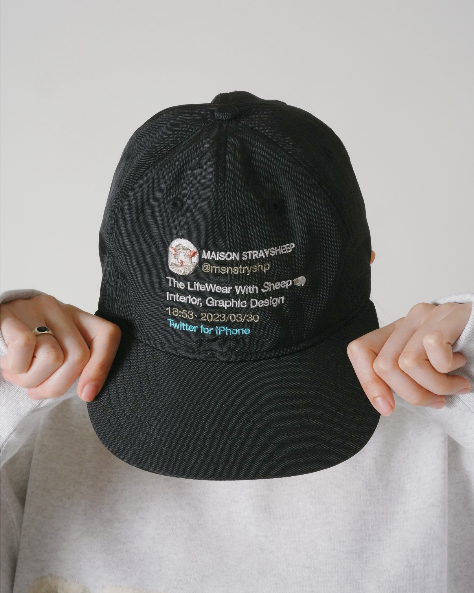 NYLON TWEET CAP　MAISON STRAYSHEEP MAISON STRAYSHEEP on X: 