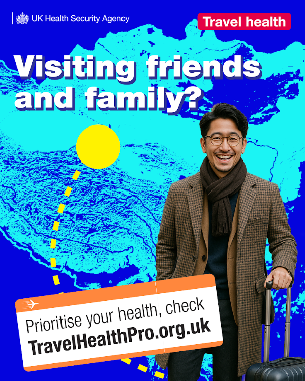 Visiting friends and relatives overseas? 
Don’t skip your travel health prep — malaria, typhoid and other illnesses are still a risk. 
Book early with your GP to stay protected.