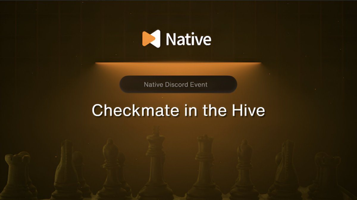 goNativeCC's tweet photo. Every piece counts. Every move matters. 🐝

Tomorrow, the Hive plays a different kind of game, where patience is power and one slip ends it all.

🗓️ Aug 12th, 15:00 UTC
📍 Native Discord voice channel

Bring your strategy, bring your sting. https://t.co/cPpGGYdMEz