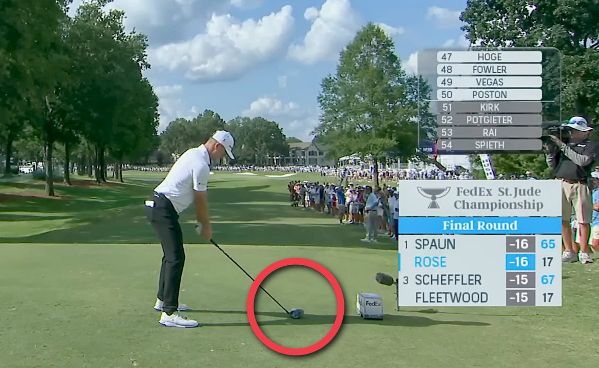 jamierkennedy's tweet image. Justin Rose made an aggressive, last-minute stategy change on Sunday.

And walked away with the win.

Let's break it down 🧵