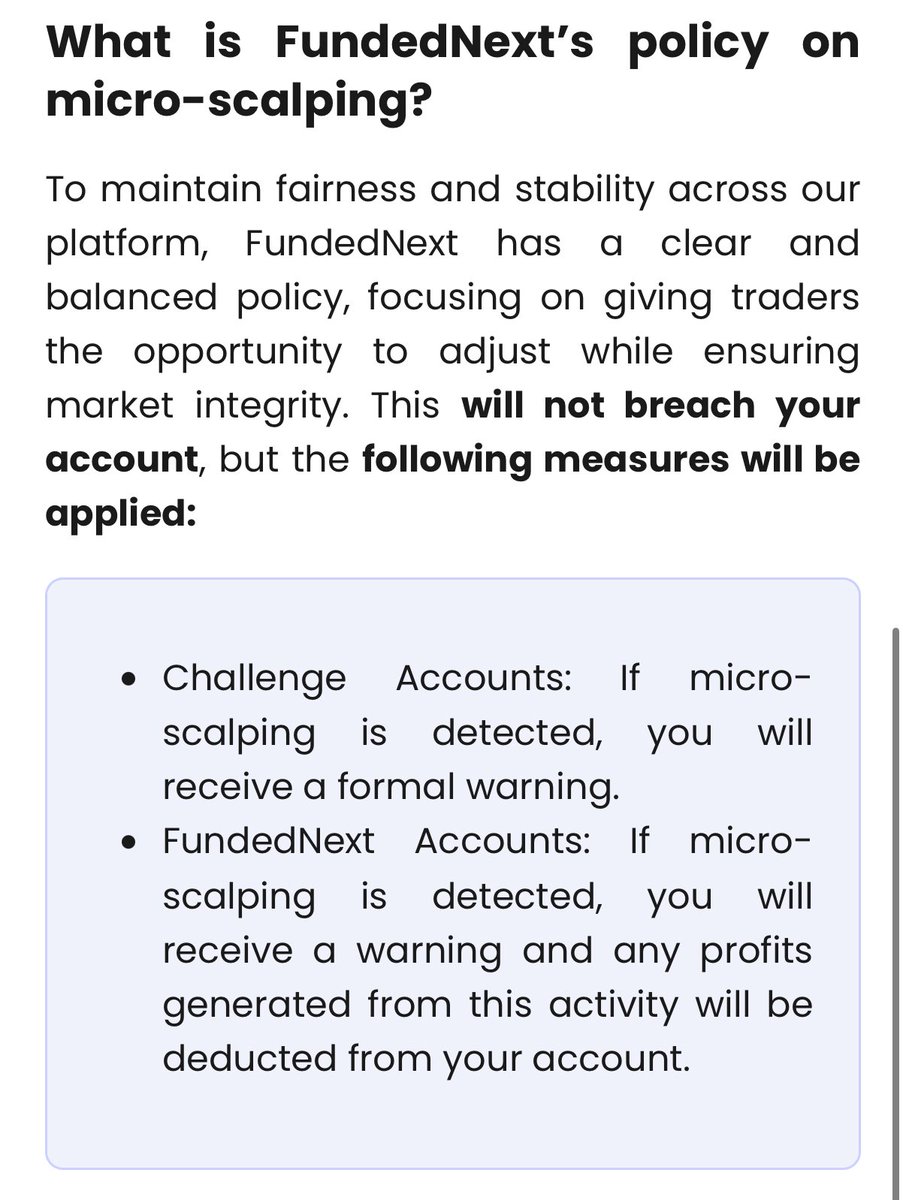 Matt (@tradersparadise) on Twitter photo HUGE change with <a href="/fnfutures/">FundedNext Futures</a> I got hundreds of emails from all of you and I went straight to the top to get your cases resolved and pushed for change.
You’re welcome ;)
Change - No more than 40% of your profits within 10 seconds (losses don’t count)
(Previously 40% of trades HUGE change with <a href="/fnfutures/">FundedNext Futures</a> I got hundreds of emails from all of you and I went straight to the top to get your cases resolved and pushed for change.
You’re welcome ;)
Change - No more than 40% of your profits within 10 seconds (losses don’t count)
(Previously 40% of trades