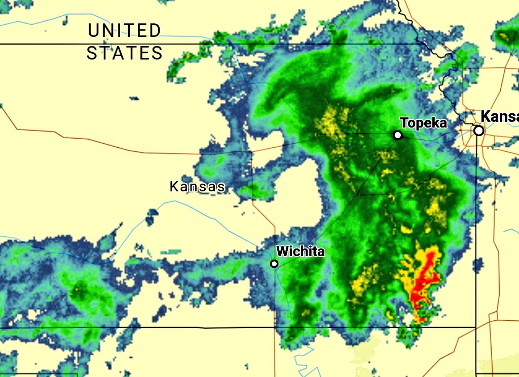 Lotta rain for Eastern KS lately...