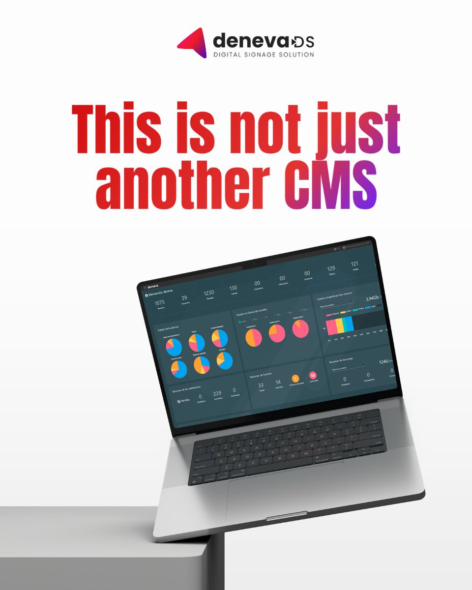 Not just another CMS.

<a href="/DenevaDS/">DENEVA</a> turns screens into powerful experiences.

✅ Customizable modules
✅ Real-time data integration
✅ Scalable management

Experience DENEVA now. 

#DigitalSignage #DENEVA #Tech