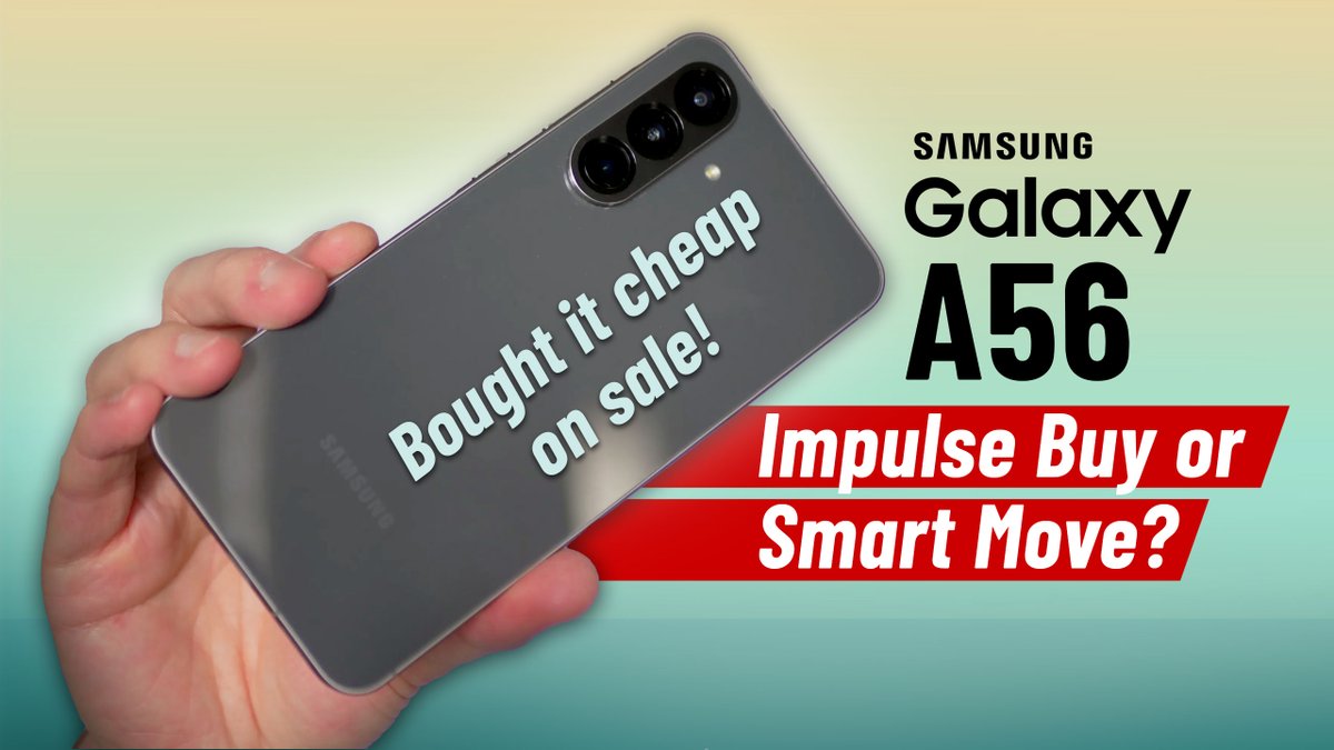 graphire's tweet image. Samsung Galaxy A56 Unboxing and First Impressions: Is it still worth it? youtu.be/pnw4rFCTFuE?si… via @YouTube