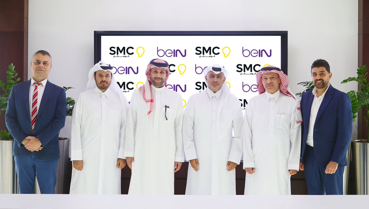 beIN MEDIA GROUP (@beinmediagroup) on Twitter photo We’re pleased to announce the renewal of our exclusive partnership with <a href="/smcmena_/">الوسائل SMC</a> until 2027. Together, we’ll continue delivering cutting-edge advertising opportunities for local and international brands across 23 MENA markets via 20+ beIN channels, including <a href="/beINSPORTS_EN/">beIN SPORTS</a>. We’re pleased to announce the renewal of our exclusive partnership with <a href="/smcmena_/">الوسائل SMC</a> until 2027. Together, we’ll continue delivering cutting-edge advertising opportunities for local and international brands across 23 MENA markets via 20+ beIN channels, including <a href="/beINSPORTS_EN/">beIN SPORTS</a>.