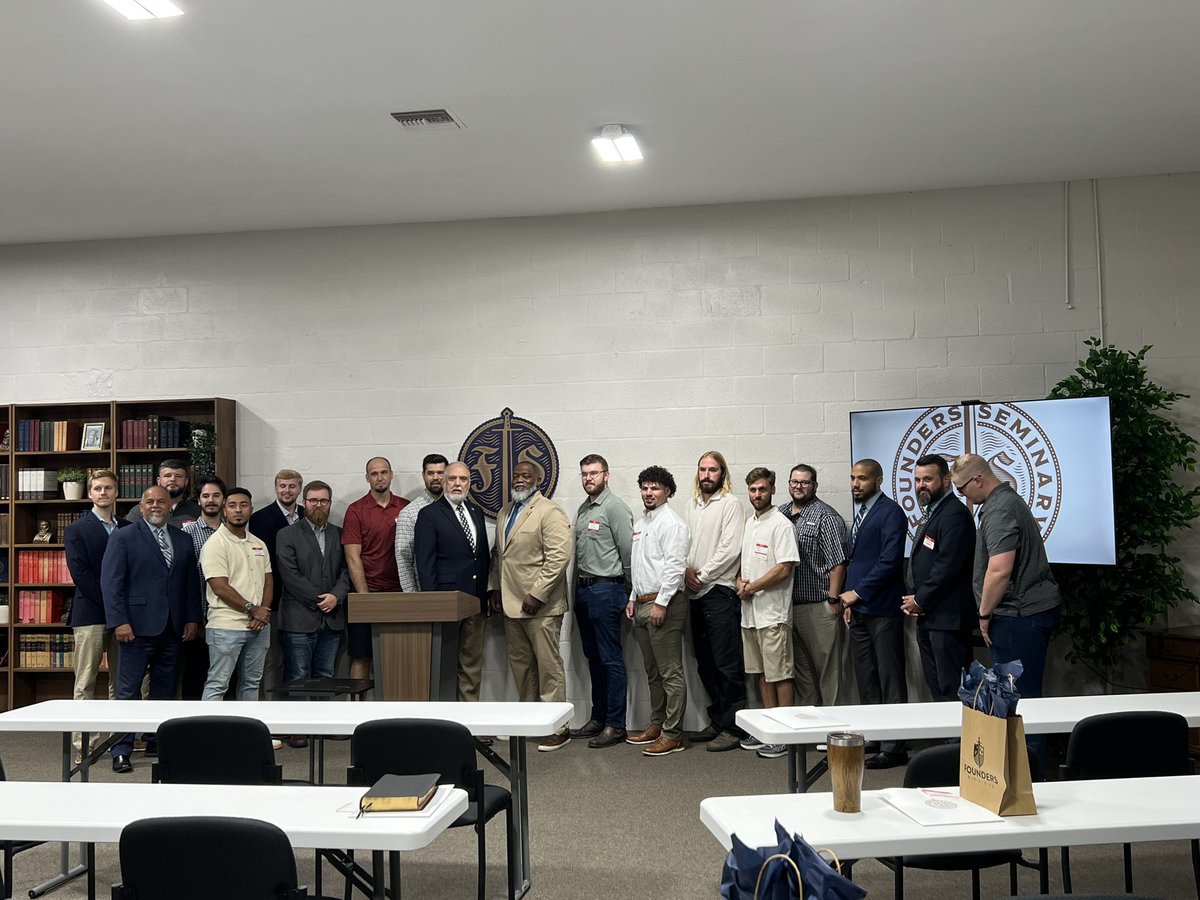 Christopher Cleveland (@christophe44555) on Twitter photo Please pray for the young men in this picture. They are beginning to train to be ministers of the gospel of Jesus Christ at Founders Seminary <a href="/FoundersSem/">Founders Seminary</a>. Pray that the Lord would bless their training, their lives, their families, and their ministries! Please pray for the young men in this picture. They are beginning to train to be ministers of the gospel of Jesus Christ at Founders Seminary <a href="/FoundersSem/">Founders Seminary</a>. Pray that the Lord would bless their training, their lives, their families, and their ministries!